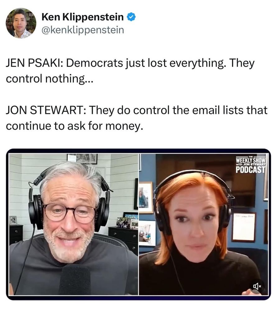 They control the lists that continue to ask for money. 