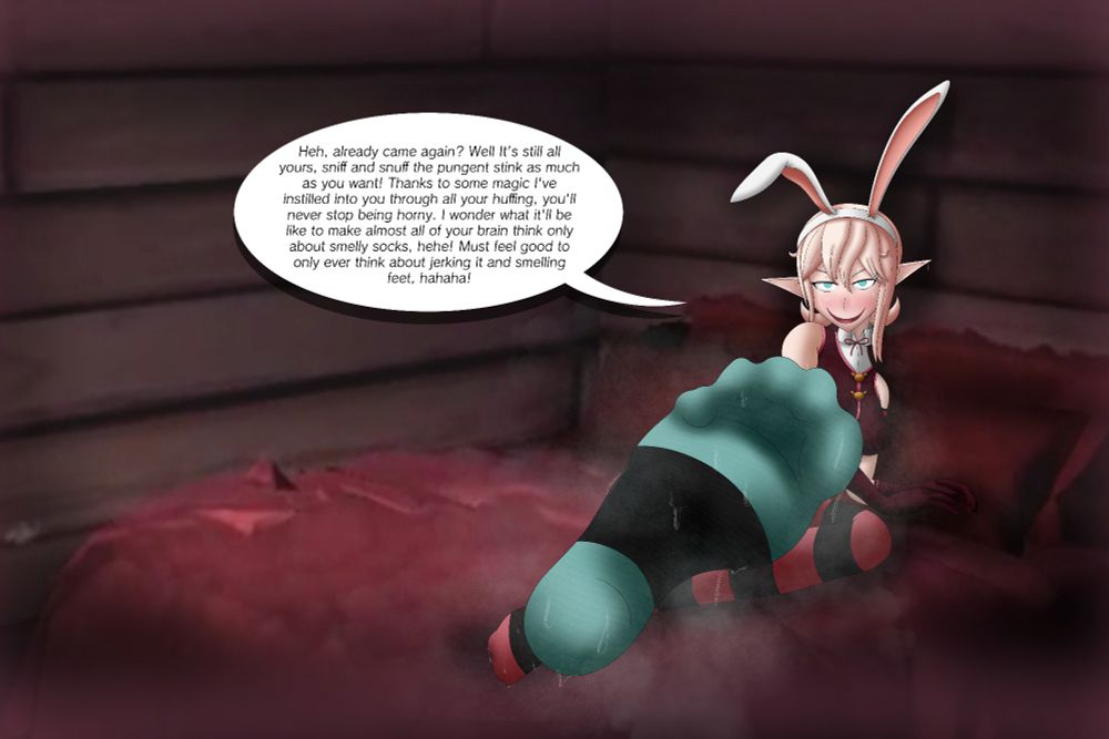 She's offering her foot now, what are you waiting for?