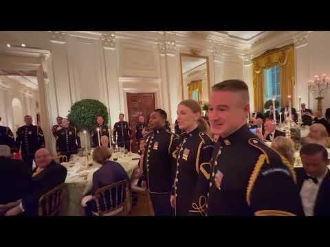 Les Misérables Epilogue Scene Performed at the White House Governors Ball by the US Army Chorus
