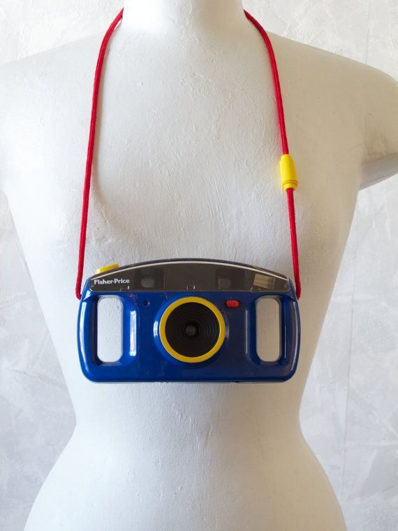 Blue fisher Price Toy Camera from circa 1995