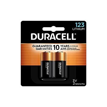 Duracell Lithium 123 batteries