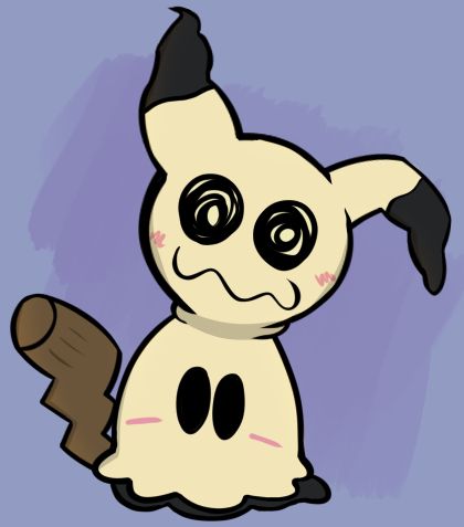 Mimikyu from Pokemon looking a bit cute :3