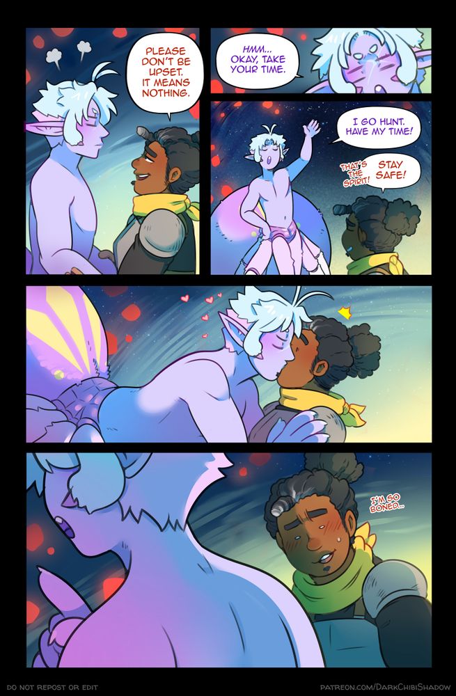 A comic page from Cavemate.