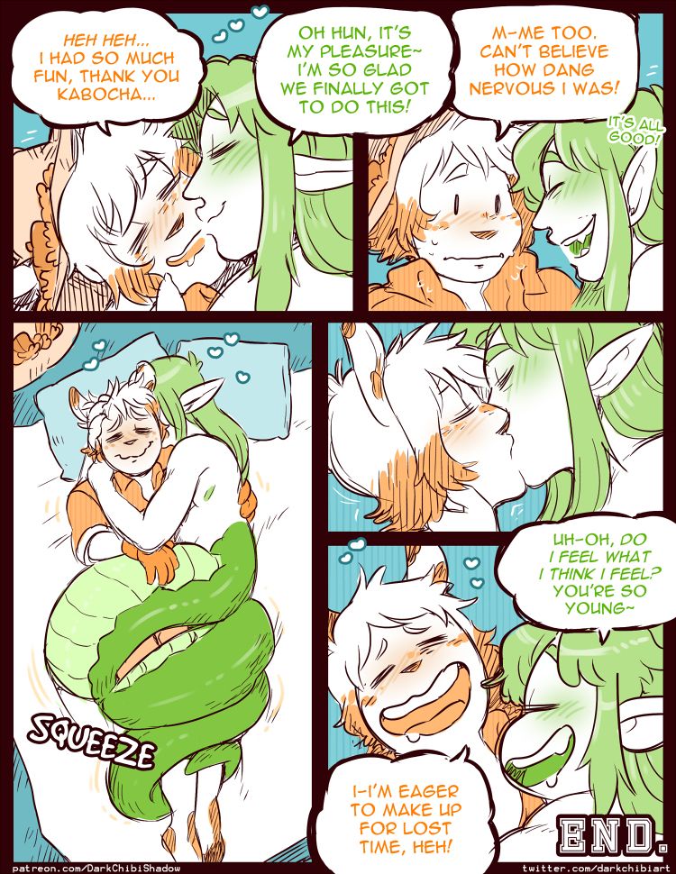 A page from the comic, "Pumpkin & Kabocha" Chapter 1