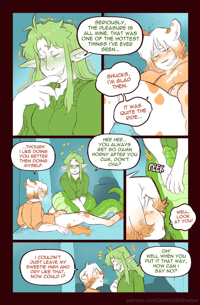 A page from the yaoi comic, "Pumpkin & Kabocha"