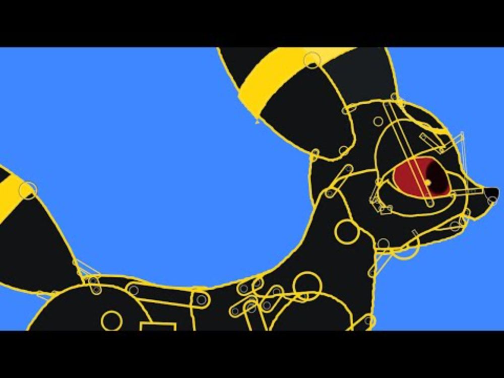 Robot umbreon in Algodoo!