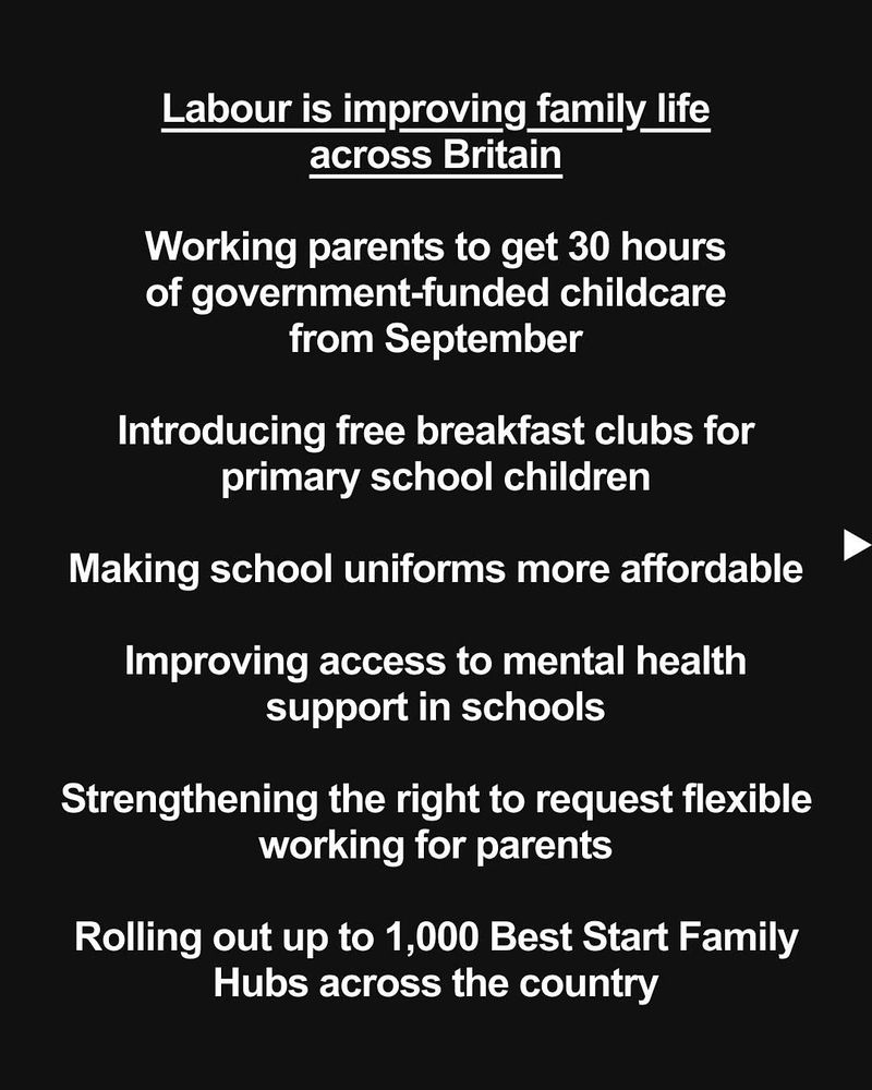 Labour is improving family life across Britain!
