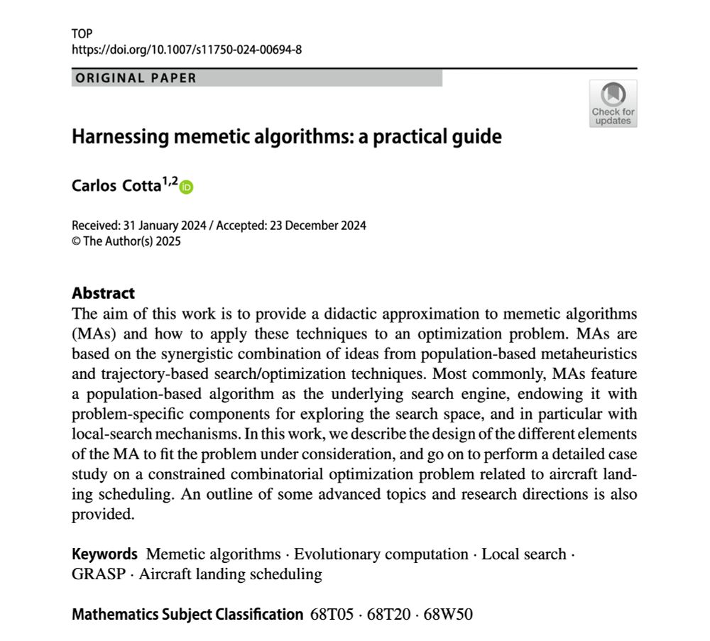 Harnessing memetic algorithms: a practical guide