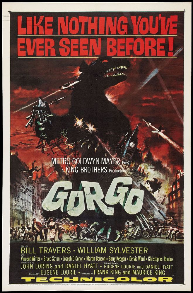 Film poster for the English movie Gorgo