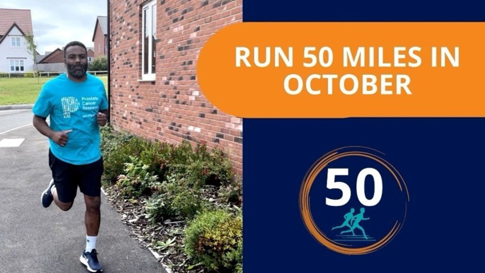 I'm Running 50 Miles in October for Prostate Cancer Research!