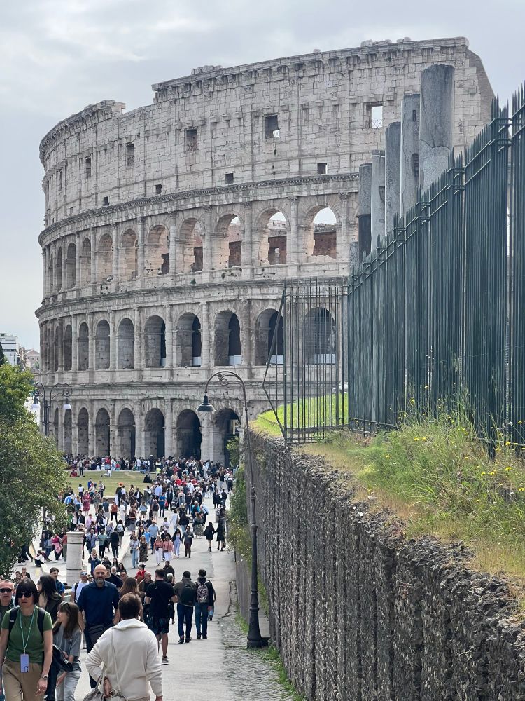 The coliseum in Rome