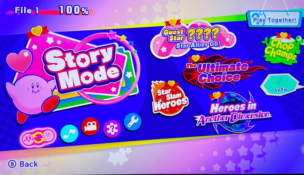 kirby star allied 100%