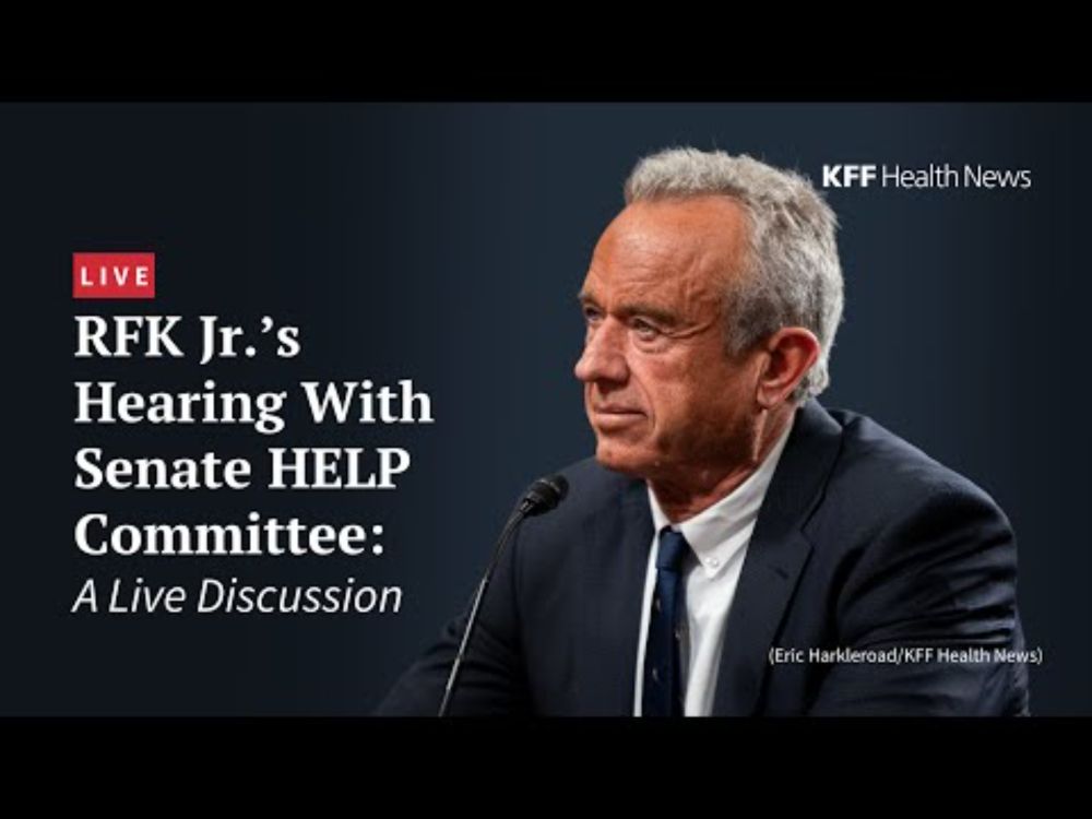 RFK Jr.'s Hearing With Senate HELP Committee: A Live Discussion