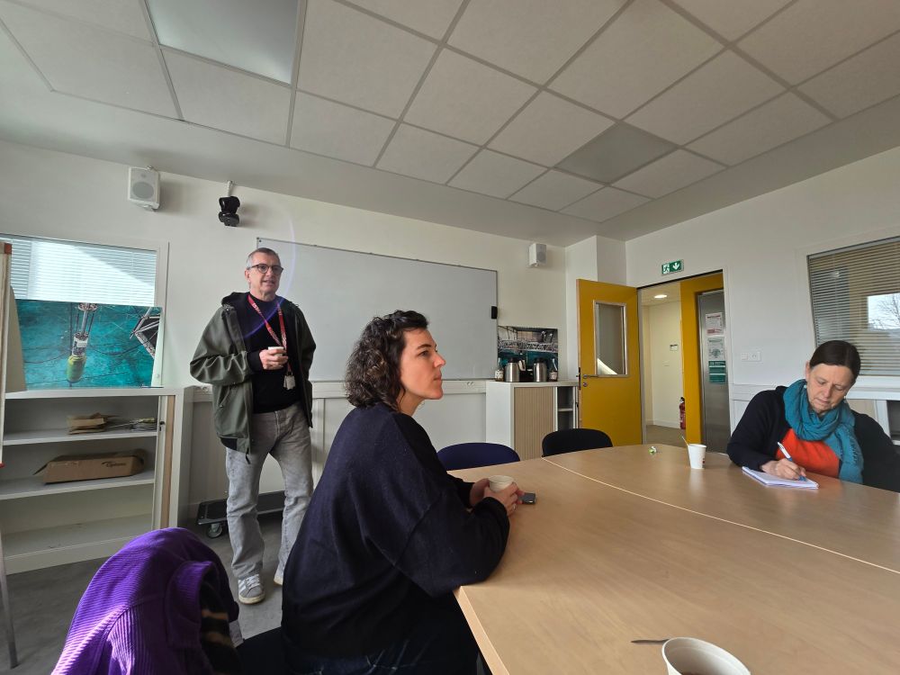 Salle de repos pour presentation par les officiels de Centrale Nantes