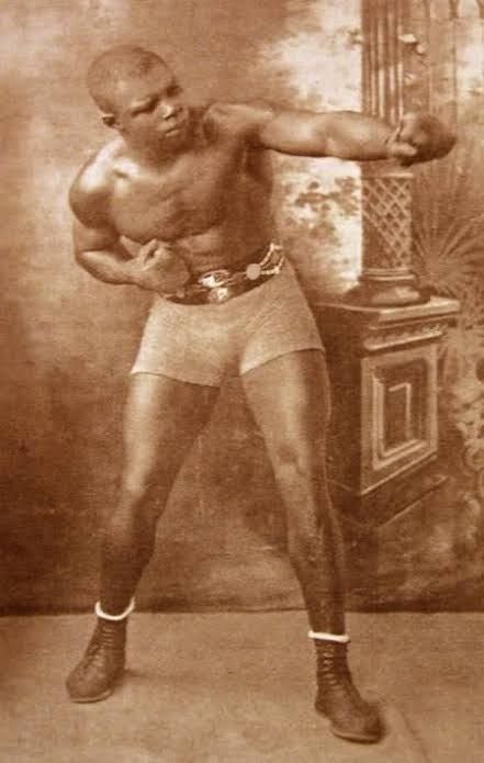 A photo of Kid Norfolk in a boxing stance 
