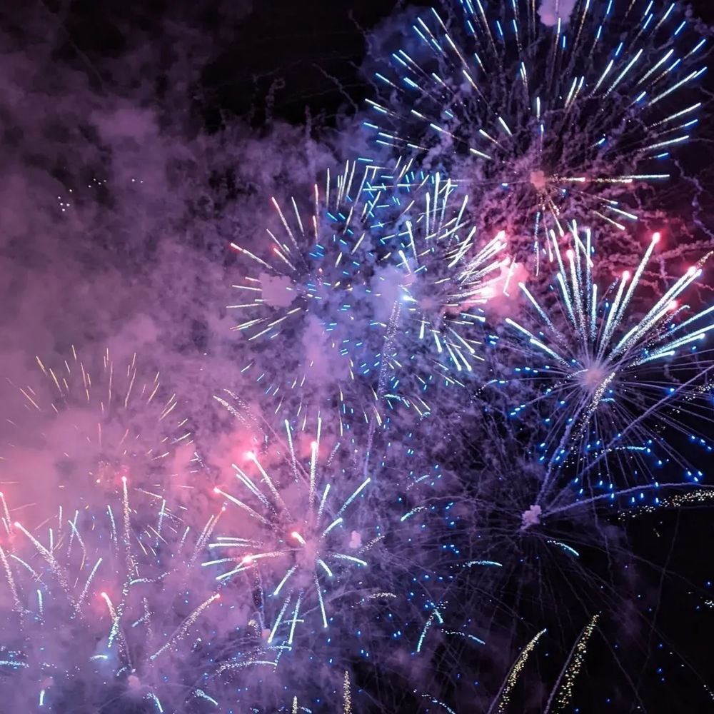 Feu d'artifice pendant la Semana Grande - Saint Sébastien- 17 août 2024