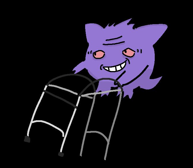 abuelo gengar based on someone that ran him with minimum speed once
