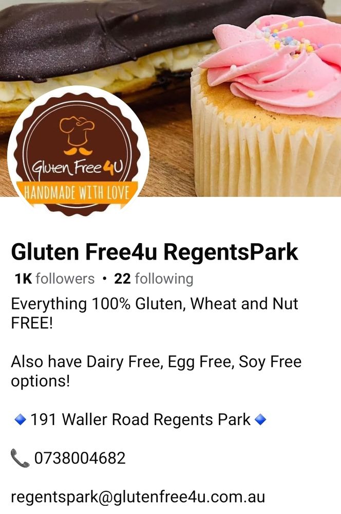 Check out Gluten Free4U, 191 Waller Road Regents Park, Qld. 