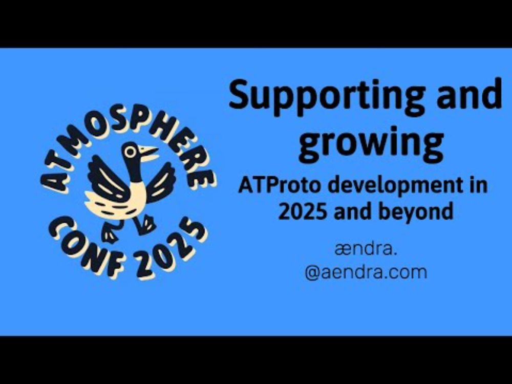 ATmosphereConf 2025: Supporting and growing ATProto development in 2025 and beyond