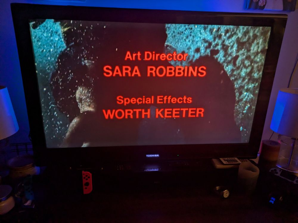Apparently Worth Keeter was in charge of the special effects in his movie