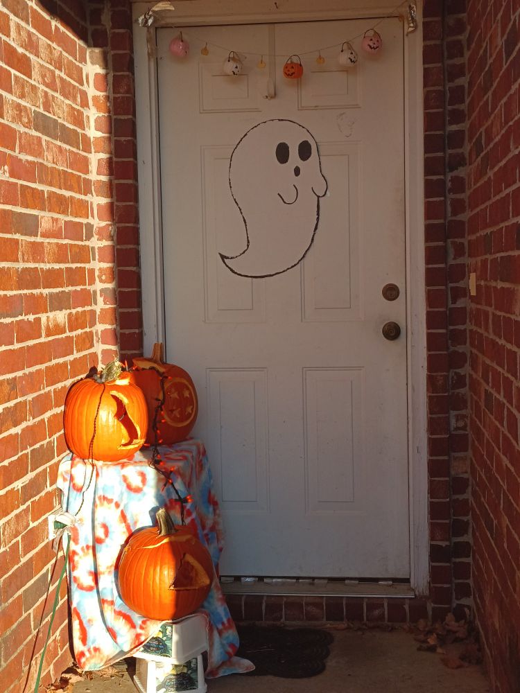 Spooky hand made decorations