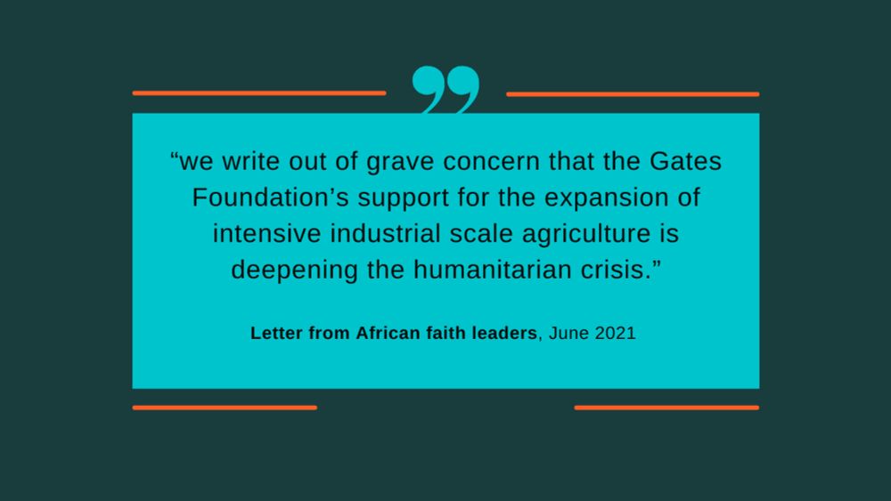 Critiques of Gates Foundation agricultural interventions in Africa