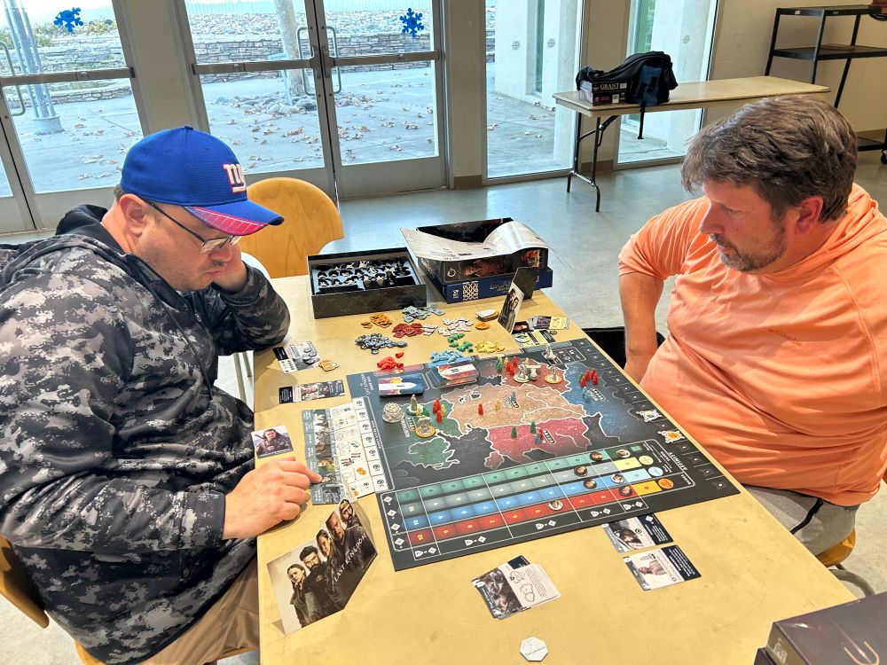 The Last Kingdom Board Game in session.