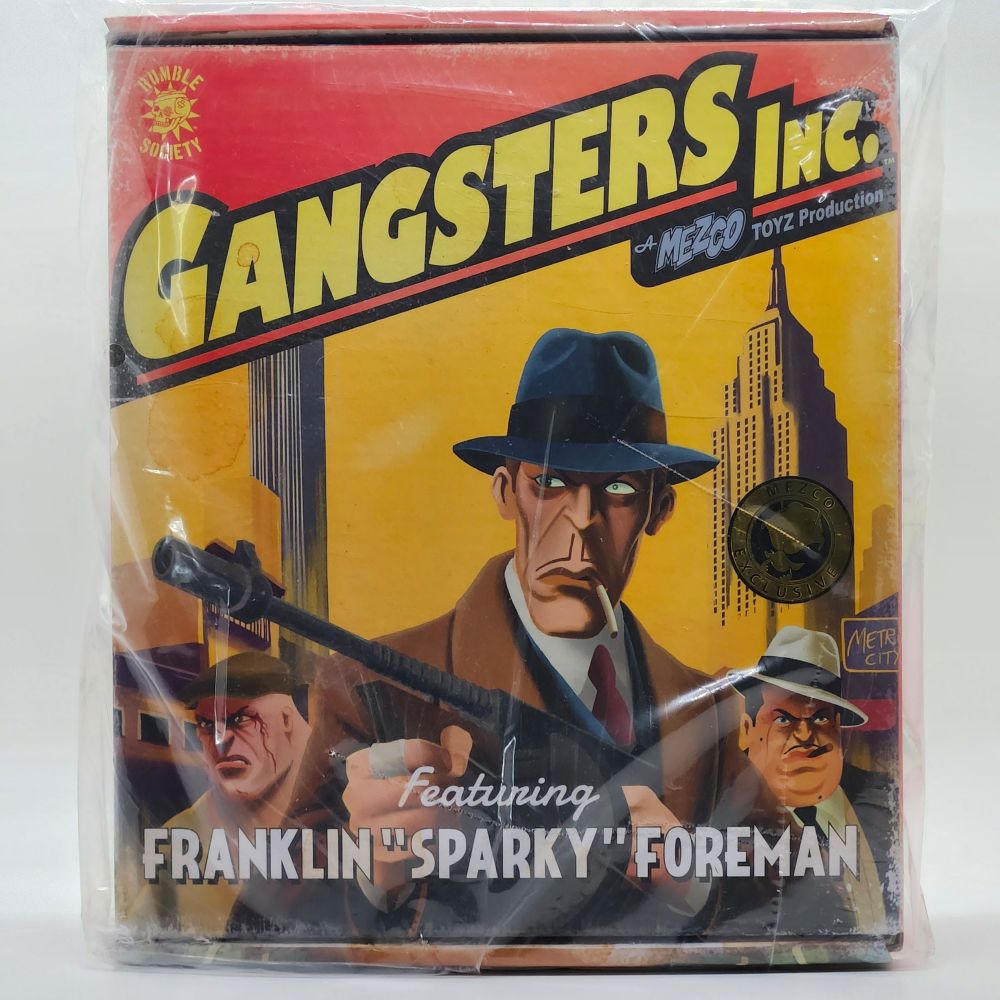 A product shot of Mezco Gangsters Inc. Franklin 
