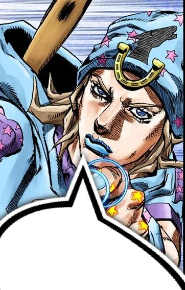 Johnny Joestar diciendo "TUSK"