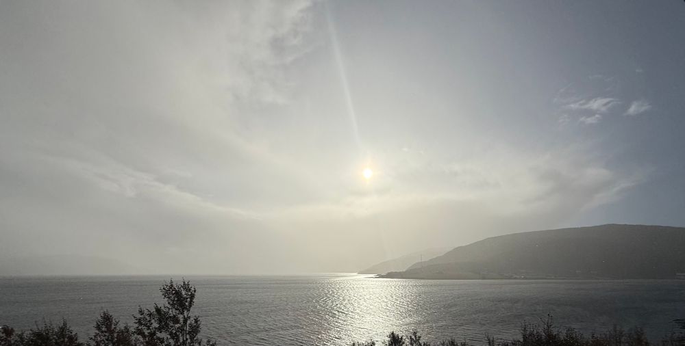 Looking east in outer Trondheimsfjord