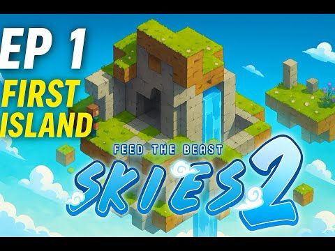 FTB Skies 2 Ep 1 — First Island, First Resources!
