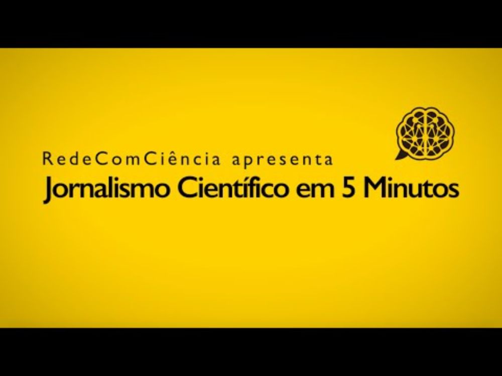 JORNALISMO CIENTÍFICO EM 5 MINUTOS - Teaser