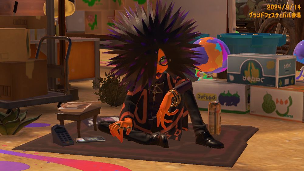 「スプラトゥーン3」グランドフェスティバル、ダウニーのキャプチャ