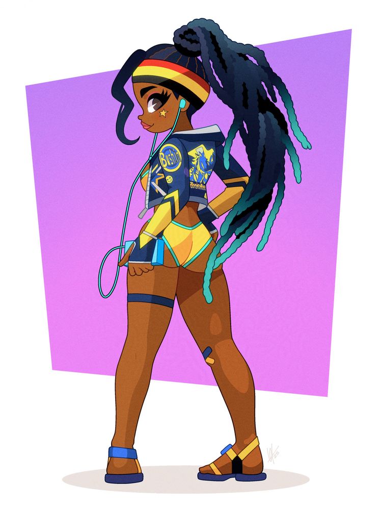 Kimberly wearing her summer outfit from Street Fighter 6.
