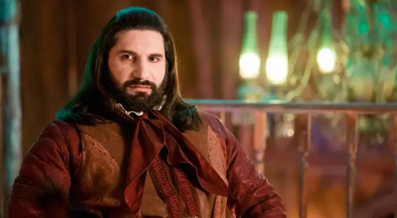 Kayvan Novak as Nandor the Relentless, from the TV show What We Do In The Shadows.