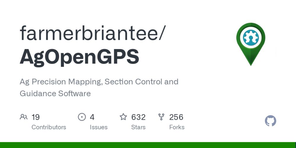 GitHub - farmerbriantee/AgOpenGPS: Ag Precision Mapping, Section Control and Guidance Software