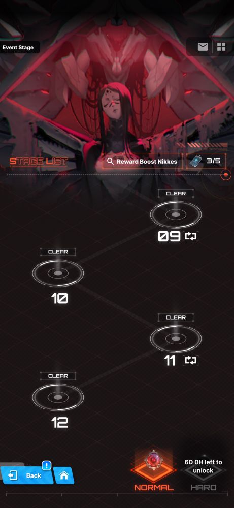 Screenshot of the completed goddess fall story 2 section in goddess of victory Nikke 