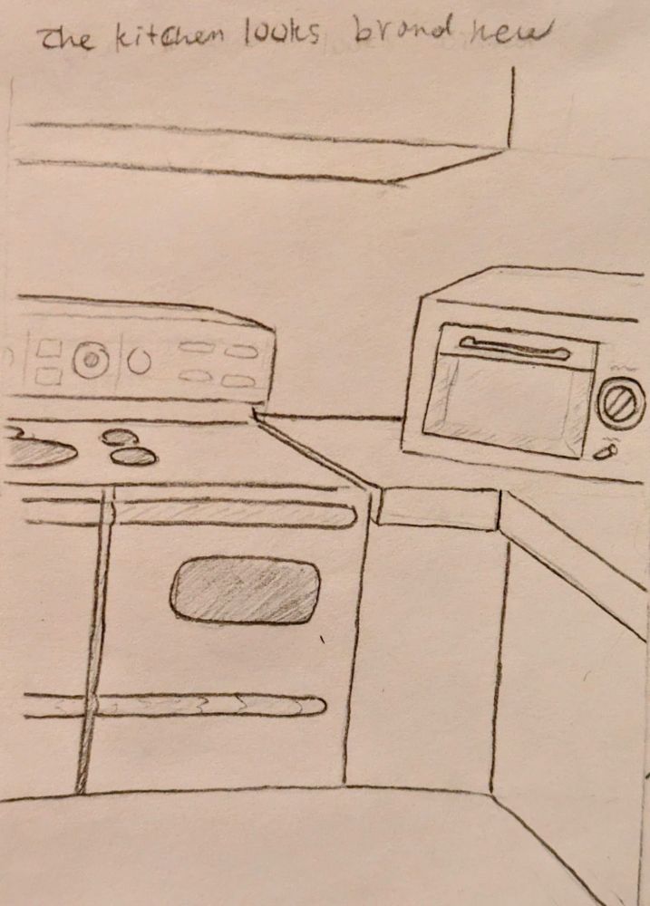 The kitchen looks brand new