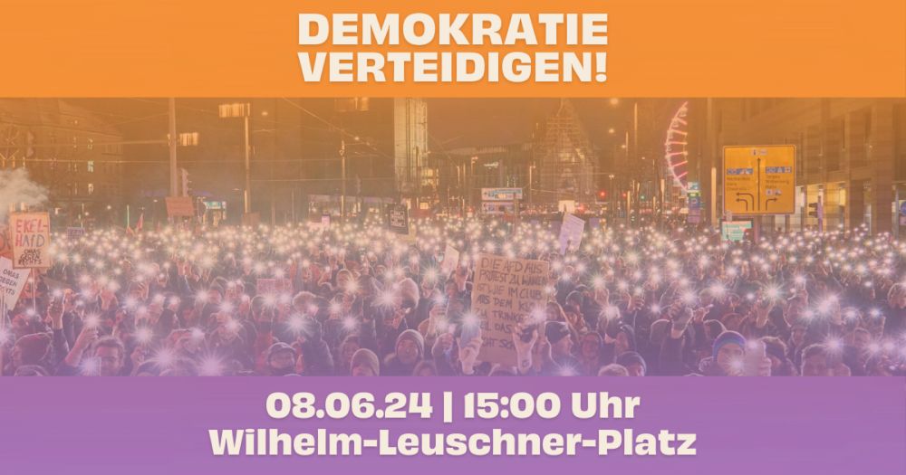 8.6. und 25.08. Demos gegen Rechts - Hand in Hand Leipzig