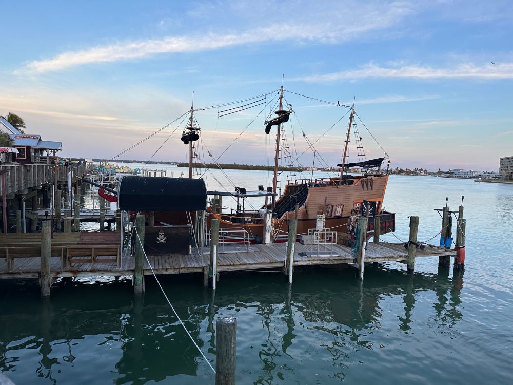 Pirate boat cruise, not active 