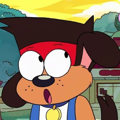 Puppy KO from OK KO lifting his ear