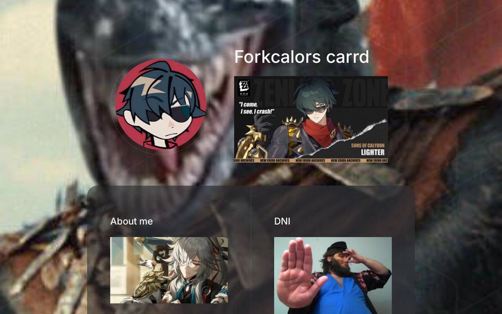 Forkcalors carrd