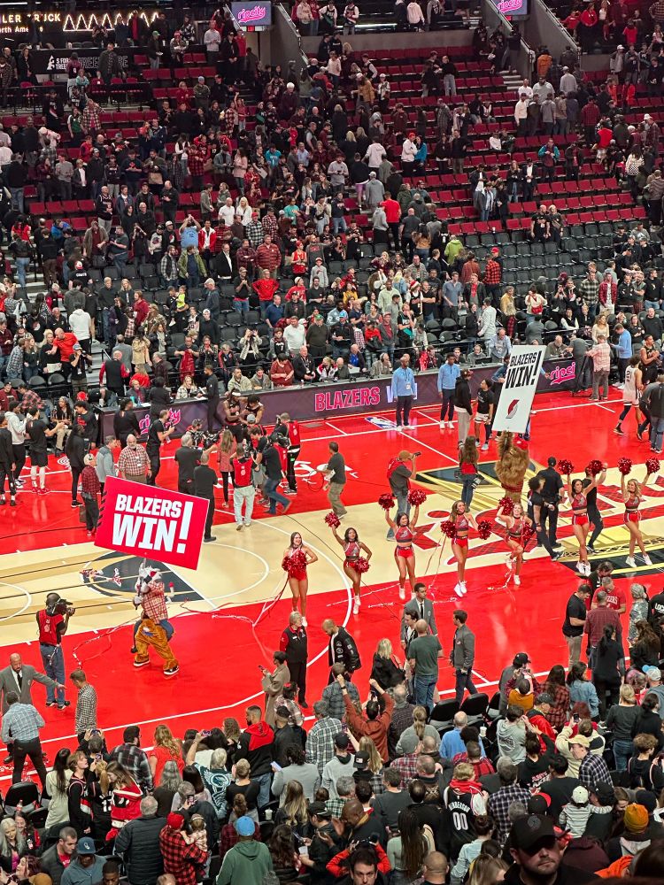 Blazers win!