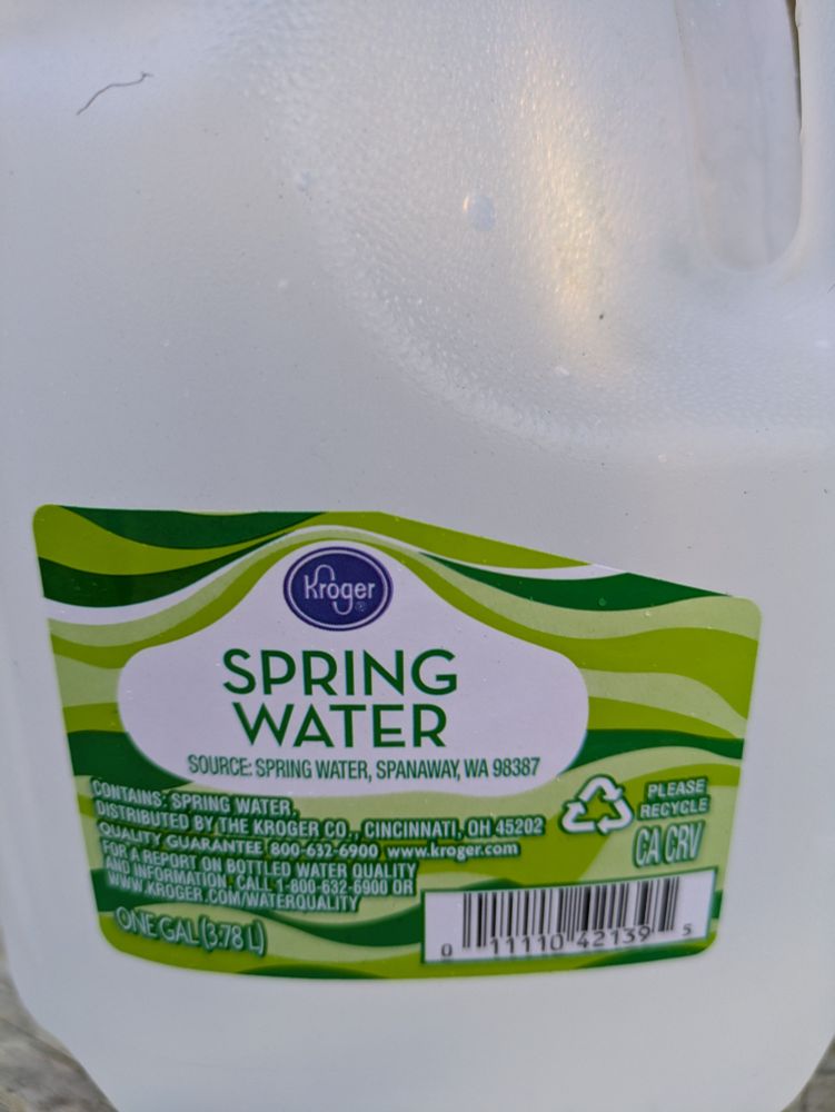 Spring water