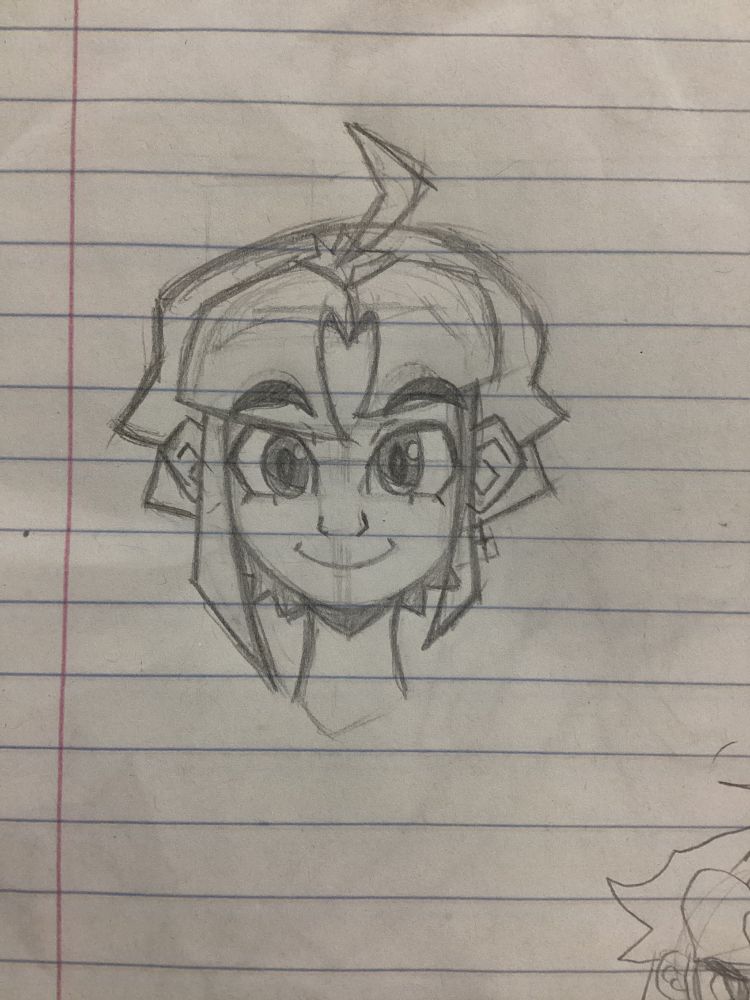 First hairstyle based on a rose, face looks a little weird, so i tweaked it