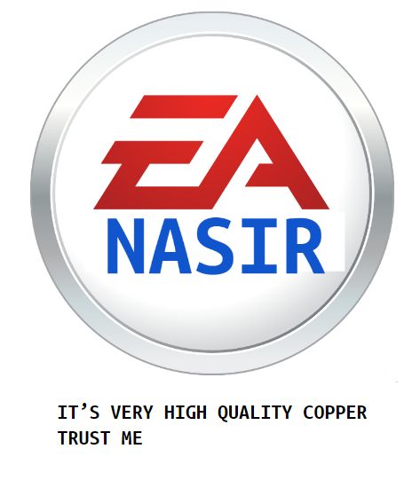 ea nasir: it's very high quality copper trust me
