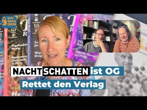 Cannabis-Bibeln seit 40 Jahren: Jetzt braucht der Nachtschatten Verlag EURE Hilfe!