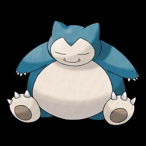 Desenho de personagem do Pokémon: Snorlax