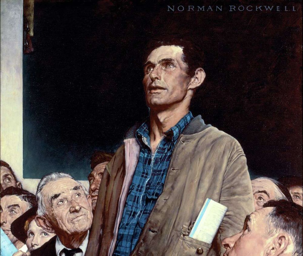 That Norman Rockwell painting that has become a meme