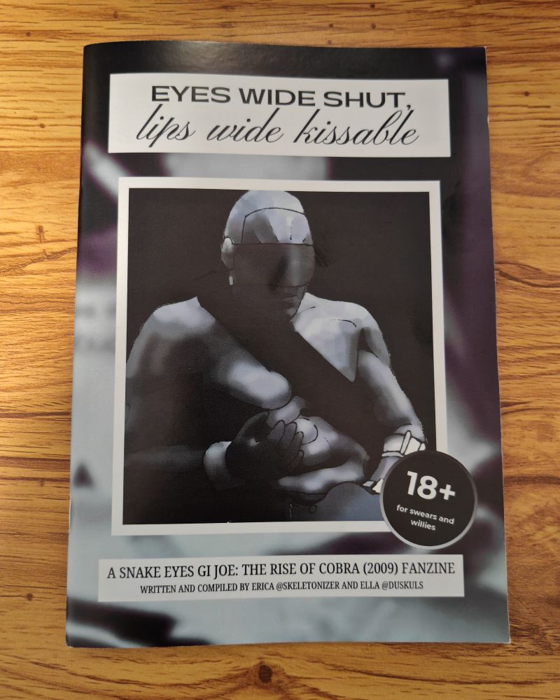A Snake Eyes semi-erotic fanzine, a thing that exists in the real, physical world